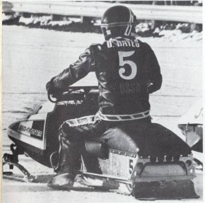 Doug Hayes on his 75 Merc Sno-Pro